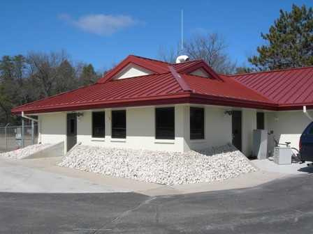 exterior photo of POL Operations Facility at Alpena CRTC