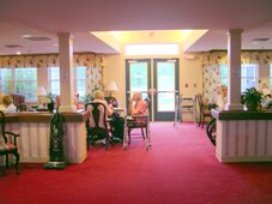 interior photo of Newberry Assisted Living Facility - community dining area